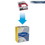 Dixie Gp Pro Disposable Foodservice White &amp; Red Stripe Towel, 1 Count, 1 per case, Price/Case