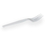 Dixie Medium Weight Polystyrene White Fork, 1000 Count, 1 per case, Price/Case