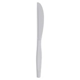 Dixie Medium Weight Polystyrene White Knife, 1000 Count, 1 per case
