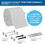 Compact Coreless Bath Tissue High Capacity Small Roll 2 Ply, 1 Count, 36 per case, Price/Case