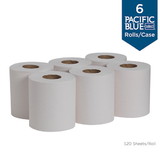 Pacific Blue Select Centerpull Perforated 2-Ply White Paper Towel 520 Sheets - 6 Per Case