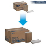 Pacific Blue Basic C-Fold White Paper Towel- 2400 Per Case