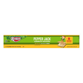 Kellogg's Keebler Pepper Jack Snack Sandwich Crackers, 1.8 Ounces, 12 per case