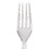 Dixie Heavy Weight Polystyrene Crystal Fork, 1000 Count, 1 per case, Price/Case