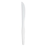 Dixie Heavy Weight Polystyrene White Knife, 1000 Count, 1 per case