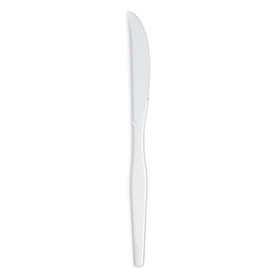 Dixie Heavy Weight Polystyrene White Knife, 1000 Count, 1 per case