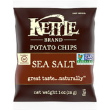 Kettle Foods Sea Salt Potato Chips, 1 Ounces, 72 per case