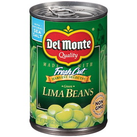 Del Monte Harvest Select Green Lima Bean 15.25 Ounce Can - 12 Per Case