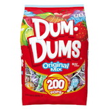 Dum Dums Lollipop / Sucker Gusset Bag Bulk Candy, 33.9 Ounces, 6 per case
