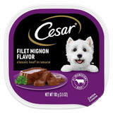 Cesar Dog Food Canine Cuisine Filet Mignon In Sauce, 3.5 Ounce, 24 Per Case