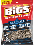 Bigs Sunflower Seeds Sea Salt & Pepper Clip Strip, 5.35 Ounce, 12 per box, 4 per case