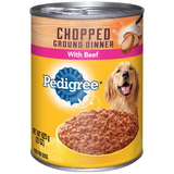 Pedigree Chopped Ground Dinner Beef Dinner 13.2 Ounces Per Pack - 12 Per Case