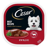 Cesar Canine Cuisine With Beef In Meaty Juices, 3.5 Ounce, 24 Per Case
