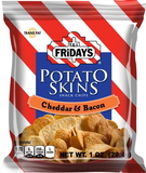Tgi Friday'S Cheddar & Bacon Potato Skins Snack Chips 1 Ounces Per Pack - 72 Per Case