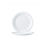 Restaurant White 9-1/4'' Narrow Rim Lunch Plate Master
