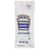 Simply Heinz Single Serve Mayonnaise, 5.29 Pounds, 1 per case