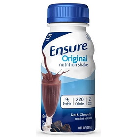 Ensure Dark Chocolate, 8 Fluid Ounce, 6 Per Pack, 4 Per Case
