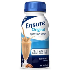 Ensure Butter Pecan, 8 Fluid Ounce, 6 Per Pack, 4 Per Case