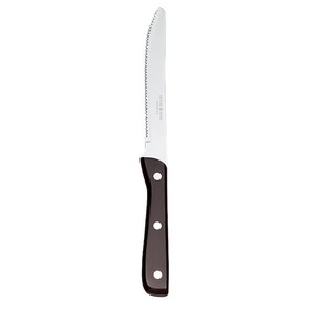 World Tableware Round Tip Steak Knife W/Black Bakelite Handle 9.25", 12 Each, 1 per case