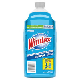 Windex Blend Refill Two Liter, 67.6 Fluid Ounces, 6 per case