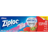Ziploc Slider Quart Storage Bag, 20 Count, 12 per case