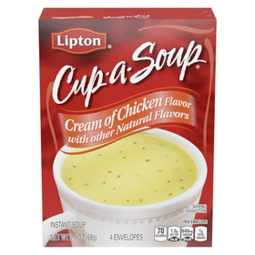 Lipton Cup A Soup Creamy Chicken Pouch, 2.4 Ounces, 12 per case