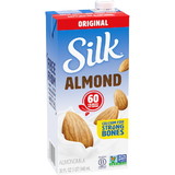 Silk Aseptic Original Pure Almond Milk, 32 Fluid Ounces, 6 per case