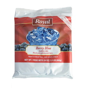 Royal Berry Blue Gelatin Mix, 24 Ounces, 12 per case