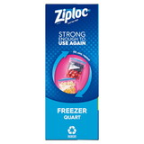 Ziploc Value Pack Quart Freezer Bag 38 Count Per Box - 9 Boxes Per Case