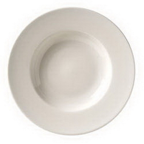 Vertex Vista Collection American White Rim 10 Ounce Pasta/Soup Bowl 2 Dozen Per Pack - 1 Per Case
