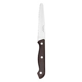 World Tableware Round Tip Steak Knife W/Black Bakelite Handle & High Polished Blade 8 7/8