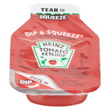 Heinz Dip & Squeeze Single Serve Tomato Ketchup, 29.68 Pounds, 1 per case