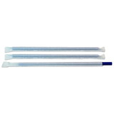 D & W Fine Pack Wrapped Giant Straws Blue R720253 1200-1200 Each