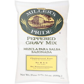 Miller's Pride Peppered Biscuit Gravy Mix, 24 Ounce, 6 Per Case
