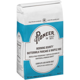 Pioneer Morning Bounty Buttermilk Pancake And Waffle Mix, 5 Pounds, 6 per case