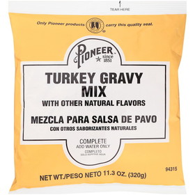 Pioneer Turkey Gravy Mix, 11.3 Ounces, 6 per case