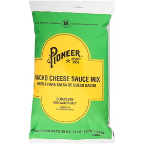 Pioneer Nacho Cheese Sauce Mix, 29 Ounces, 6 per case