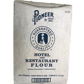 Pioneer Hotel &amp; Restaurant Flour, 25 Pounds, 1 per case