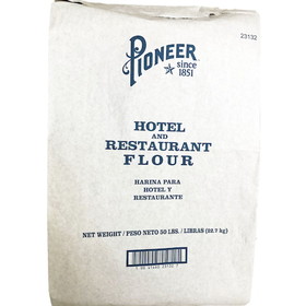 Pioneer Hotel &amp; Restaurant Flour, 50 Pounds, 1 per case