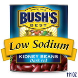 Bush's Best Low Sodium Dark Kidney Beans, 111 Ounces, 6 per case