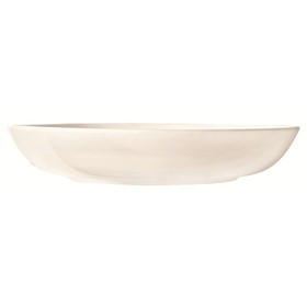 World Tableware Porcelana Rolled Edge 30 Oz Low Bowl 9" - Bright White, 24 Each, 1 per case