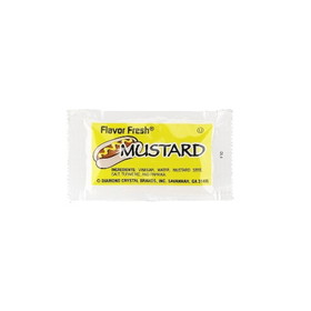 Flavor Fresh Mustard Yellow Pouch, 4.5 Gram, 200 per case