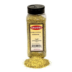 Sauer Lemon &amp; Pepper Seasoning, 26 Ounces, 6 per case