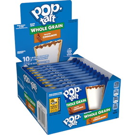 Pop-Tarts Whole Grain Frosted Brown Sugar Cinnamon Pastry 1 Pastry Per Pack - 10 Packs Per Box - 12 Boxes Per Case
