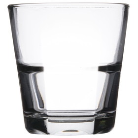 Anchor Hocking 12 Ounce Clarisse Double Old Fashion Stackable Rim Tempered Glass, 24 Each, 1 per case
