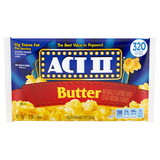 Act Ii Microwave Popcorn Tray Butter, 2.75 Ounces, 4 per case
