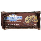 Ghirardelli 60% Cacao Bittersweet Chocolate Baking Chip, 10 Ounces, 12 per case