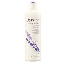 Aveeno Calm Lavender Body Wash 16 Fluid Ounces - 3 Per Pack - 4 Packs Per Case