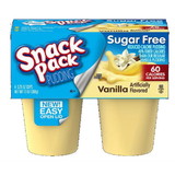 Snack Pack Sugar Free Vanilla, 13 Ounce, 12 per case