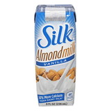 Silk Aseptic Vanilla Almond Milk, 8 Fluid Ounces, 18 per case